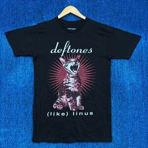 Deftones (Like) Linus Album Cover Cat Artwork Shoegaze Tee L